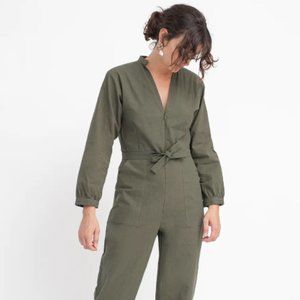 LOUP Mona Jumpsuit Green LARGE